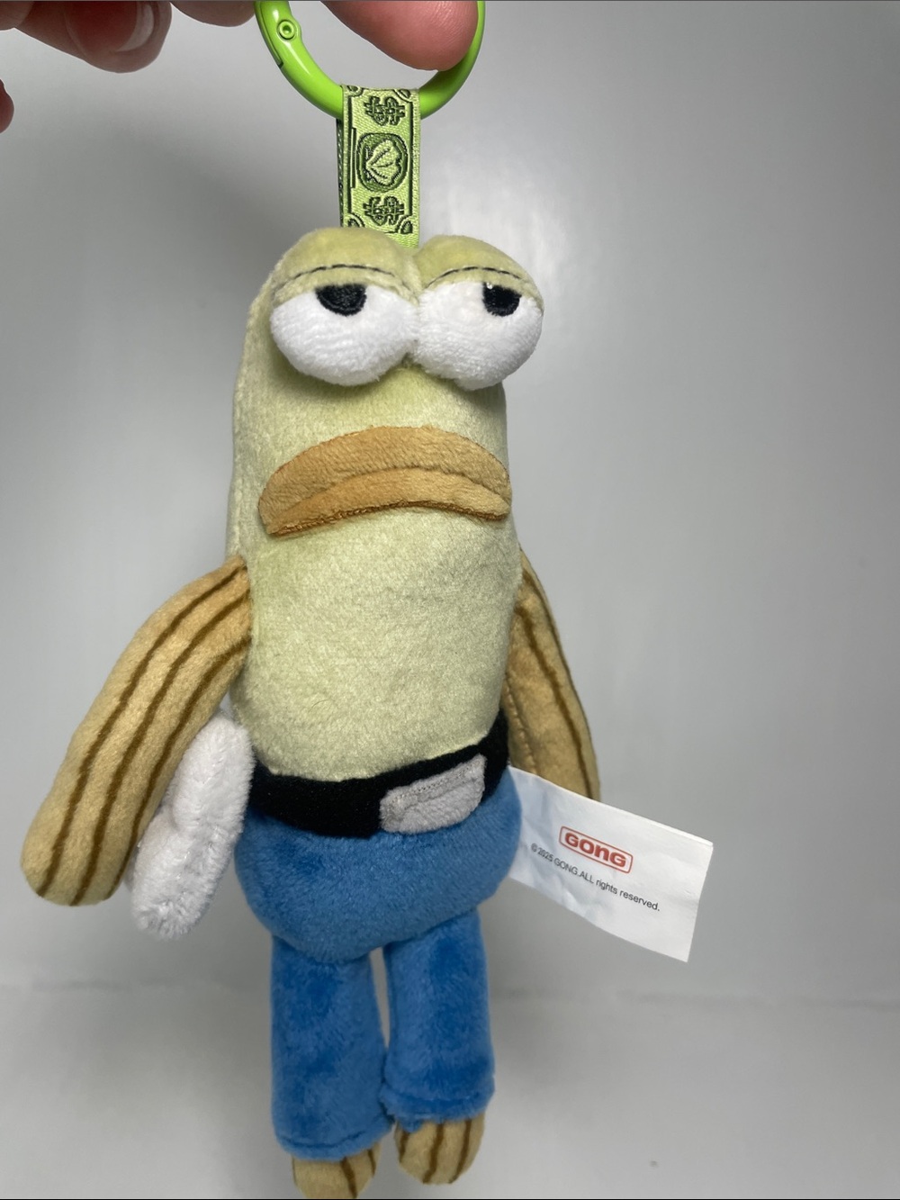 Bikini Bottom Buddies Working Fish Plush Pendant Keychain